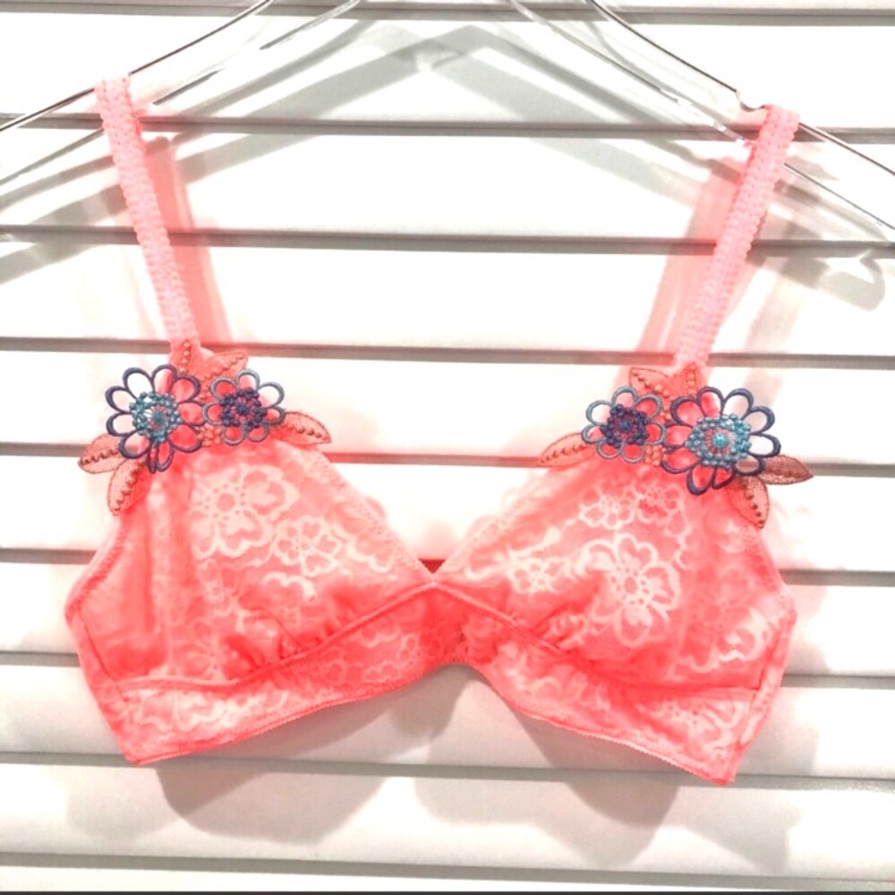 aerie Wire Free Floral Bra